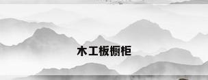 木工板橱柜