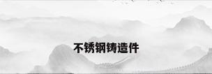 不锈钢铸造件