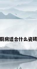厨房适合什么瓷砖