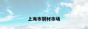 上海市钢材市场