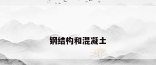 钢结构和混凝土