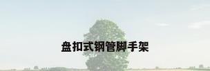 盘扣式钢管脚手架