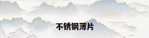 不锈钢薄片