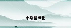 小别墅绿化