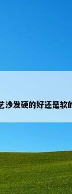 布艺沙发硬的好还是软的好