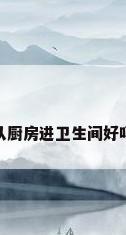 从厨房进卫生间好吗