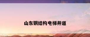 山东钢结构电梯井道