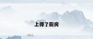 上得了厨房