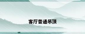 客厅普通吊顶