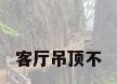 客厅吊顶不