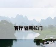 客厅隔断拉门