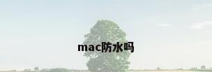 mac防水吗