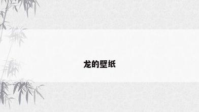 龙的壁纸