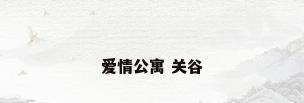爱情公寓 关谷