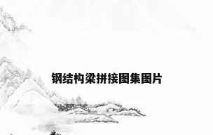 钢结构梁拼接图集图片