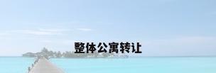 整体公寓转让