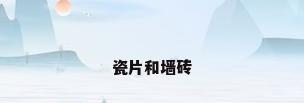 瓷片和墙砖