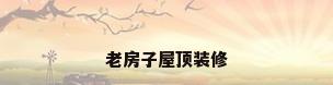 老房子屋顶装修
