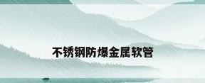 不锈钢防爆金属软管