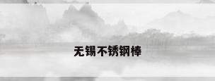 无锡不锈钢棒