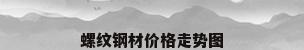 螺纹钢材价格走势图