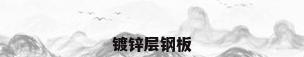 镀锌层钢板