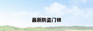 最新防盗门锁