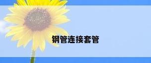 钢管连接套管
