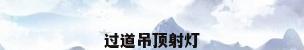 过道吊顶射灯
