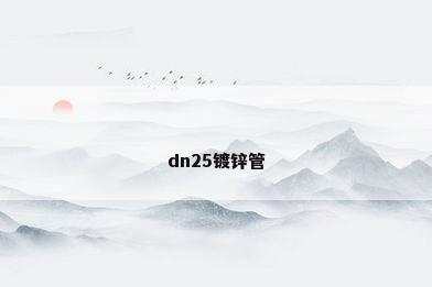 dn25镀锌管