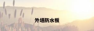 外墙防水板