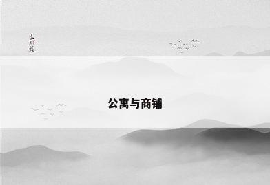 公寓与商铺