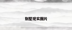 别墅现实图片