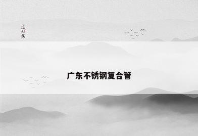 广东不锈钢复合管