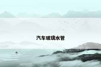 汽车玻璃水管
