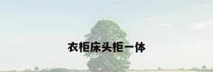 衣柜床头柜一体