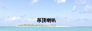 吊顶喇叭