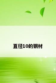 直径10的钢材