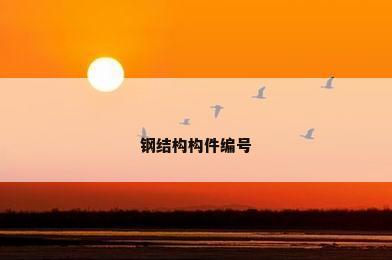 钢结构构件编号