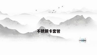 不锈钢卡套管