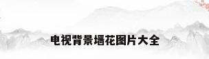 电视背景墙花图片大全
