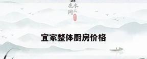 宜家整体厨房价格