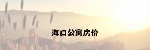 海口公寓房价