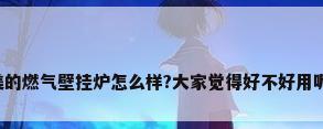 美的燃气壁挂炉怎么样?大家觉得好不好用呢?