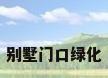 别墅门口绿化