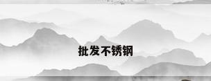 批发不锈钢