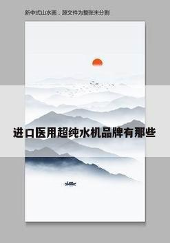 进口医用超纯水机品牌有那些