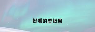 好看的壁纸男