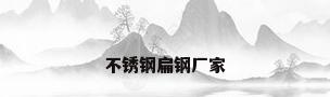 不锈钢扁钢厂家