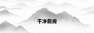 干净厨房